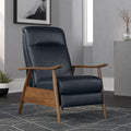 Sienna Wood Arm Push Back Recliner By Greyson Living
