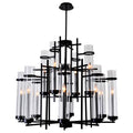 The Gray Barn Four Winds 12 Light Chandelier With Black Finish
