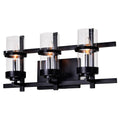 The Gray Barn Freckled Fanny 3 Light Wall Sconce With Black Finish