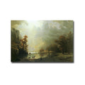 Sierra Nevada Morning By Albert Bierstadt Gallery Wrapped Canvas Giclee Art 24 In X 36 In