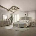Sierra White Oak Solid Wood 5 Piece Bedroom Storage Set