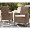 Havenside Home Sandestria Beige Outdoor Dining Chairs Set Of 2