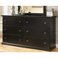 Signature Design By Ashley Maribel Black Wood Dresser