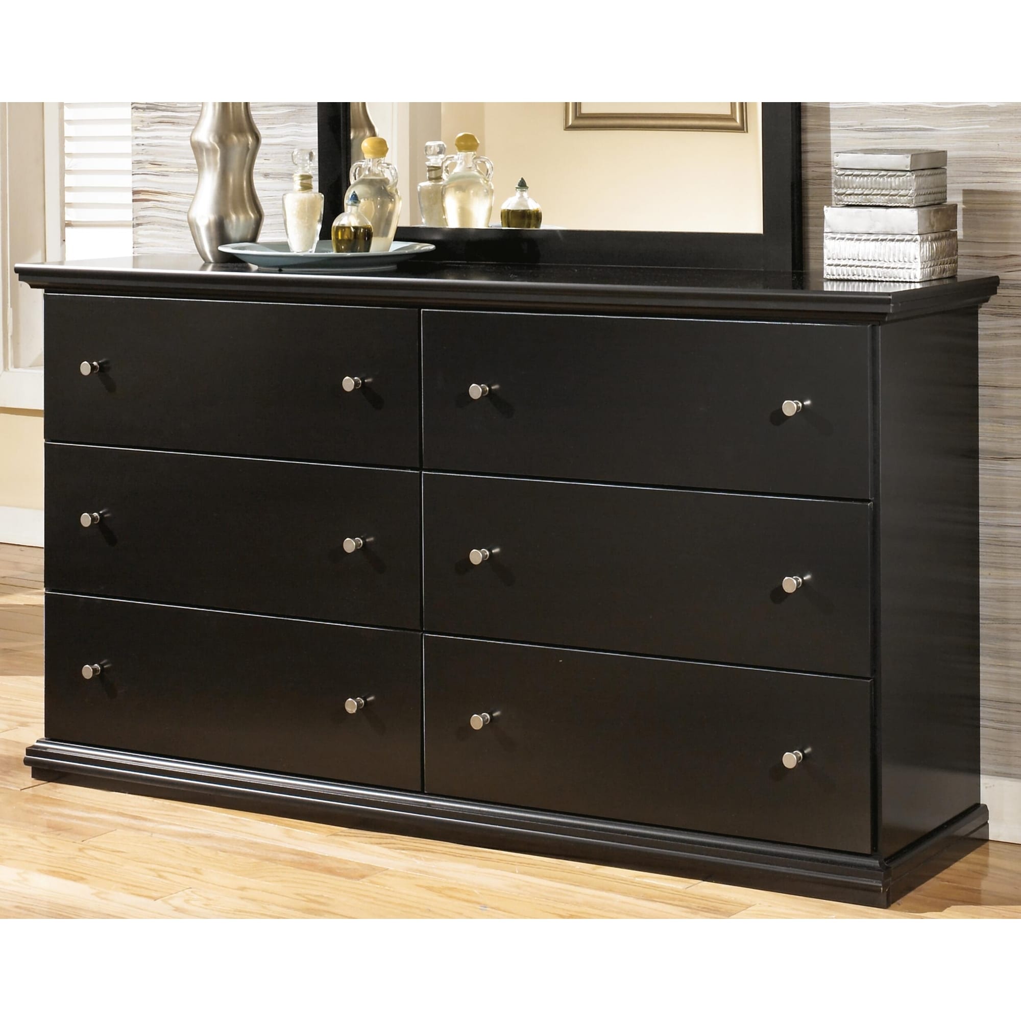 Signature Design By Ashley Maribel Black Wood Dresser