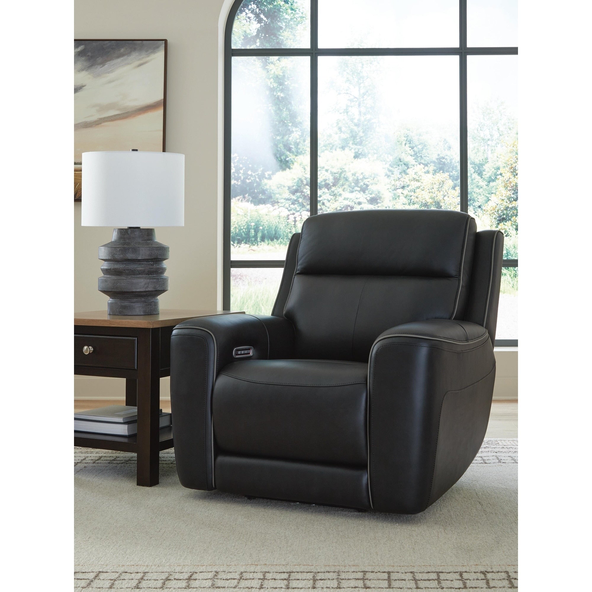 Signature Design By Ashley 5Z Dreamlight Black Power Recliner