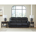 Signature Design By Ashley 5Z Dreamlight Black Power Reclining Sofa 88.5 W X 40 D X 42.5 H
