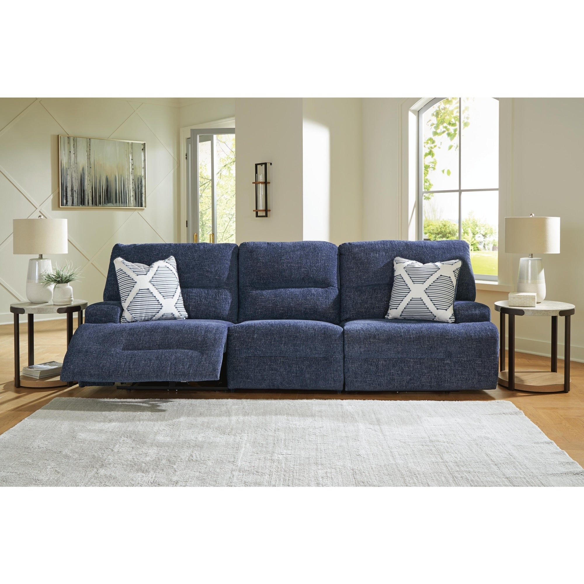 Signature Design By Ashley Acklen Place 3 Piece Power Reclining Sectional Sofa 115 W X 42 D X 42 H
