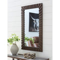 Signature Design By Ashley Advin Dark Brown Accent Mirror 30 W X 1 D X 48 H