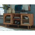 Signature Design By Ashley Adway Brown Accent Cabinet 64.13 W X 16.13 D X 29.88 H