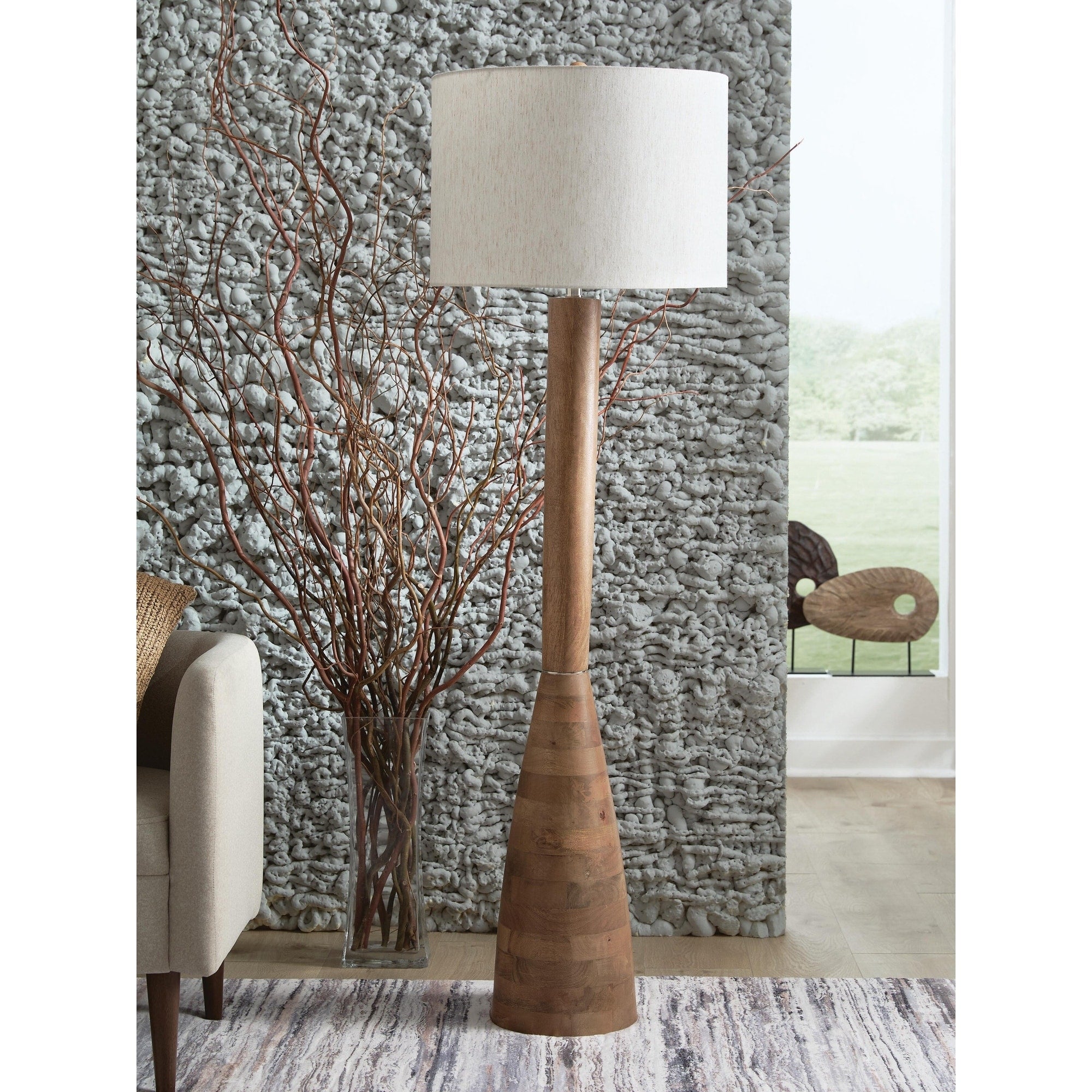 Signature Design By Ashley Ailsa Brown Floor Lamp 18.13 W X 18.13 D X 60.25 H