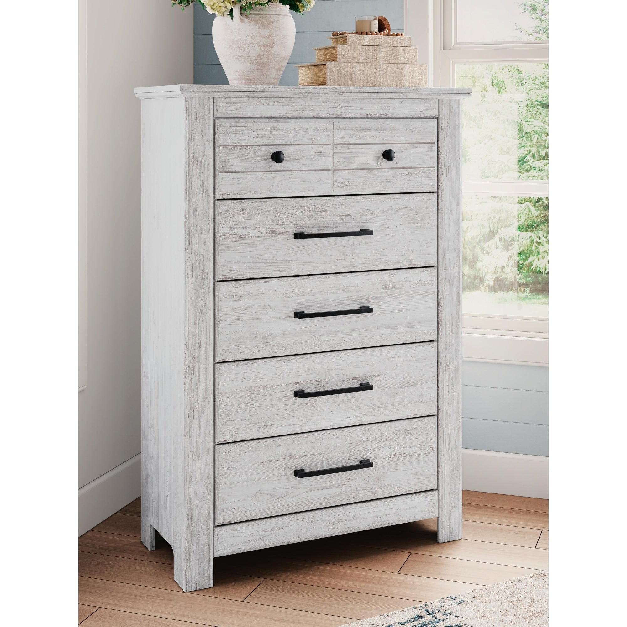 Signature Design By Ashley Allihauser White Chest Of Drawers