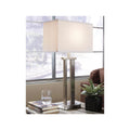 Aniela Silver Finish 30 Inch Table Lamps Set Of 2