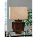 Signature Design By Ashley Bainmore Brown Table Lamp 19 W X 19 D X 28 H