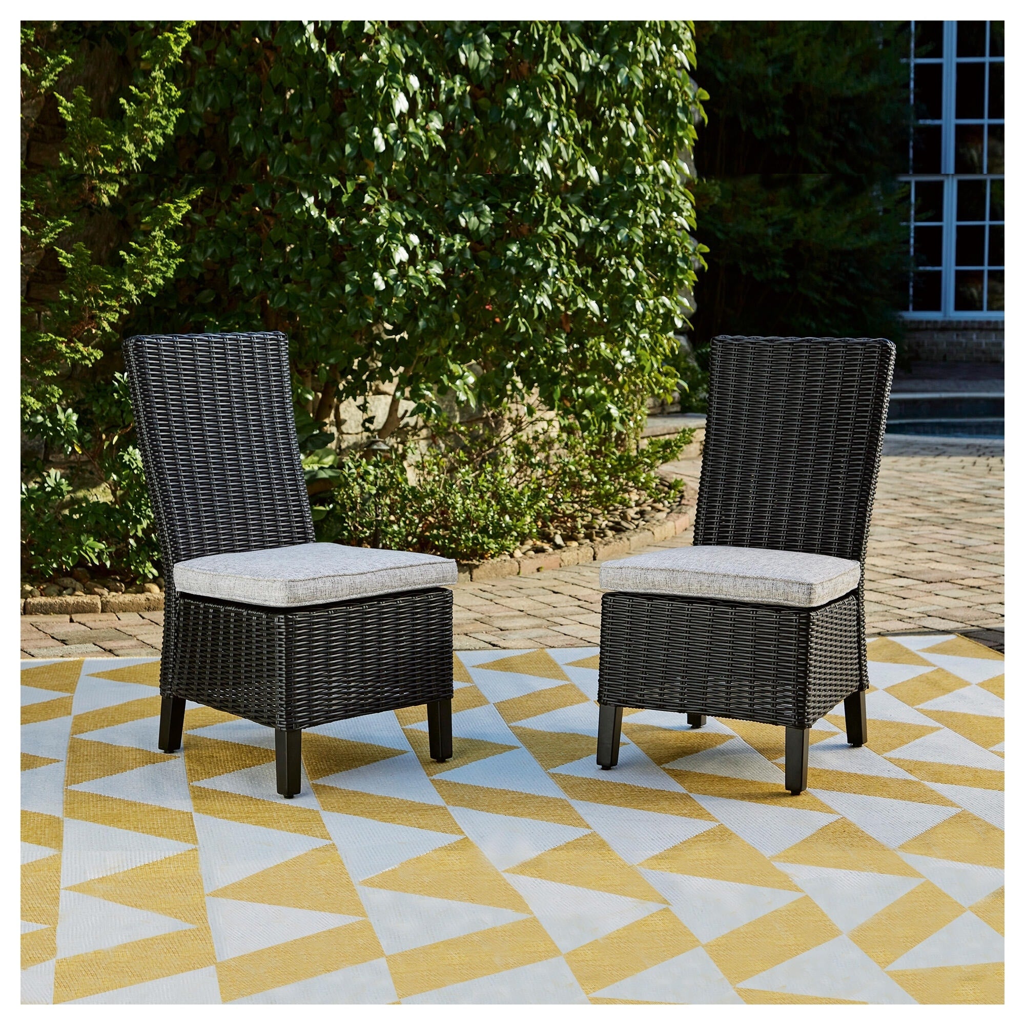 Havenside Home Sandestria Beige Outdoor Dining Chairs Set Of 2