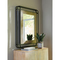 Signature Design By Ashley Beelman Black Brown Accent Mirror 30 W X 3 D X 40 H
