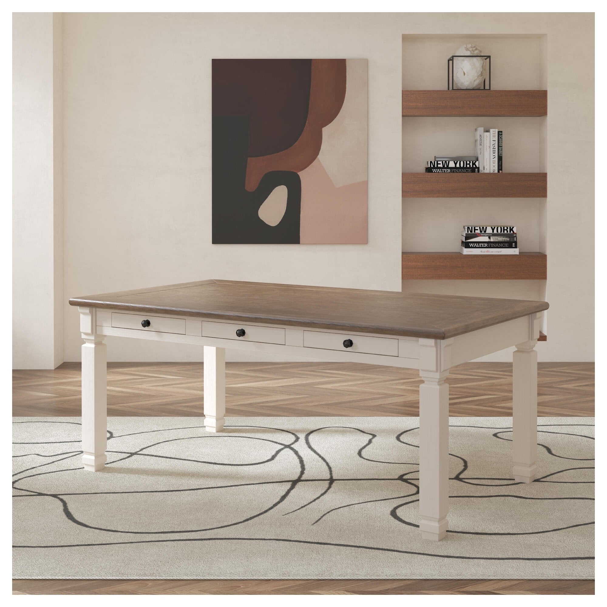 Bolanburg Two Tone Antique White Dining Table
