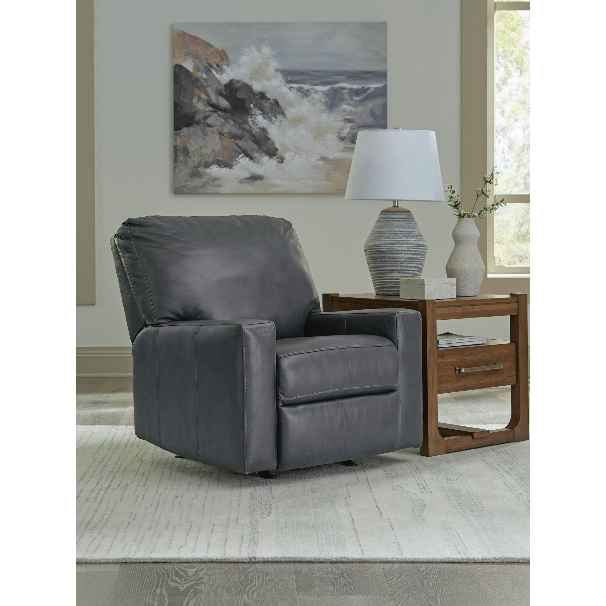 Signature Design By Ashley Bolsena Gray Recliner