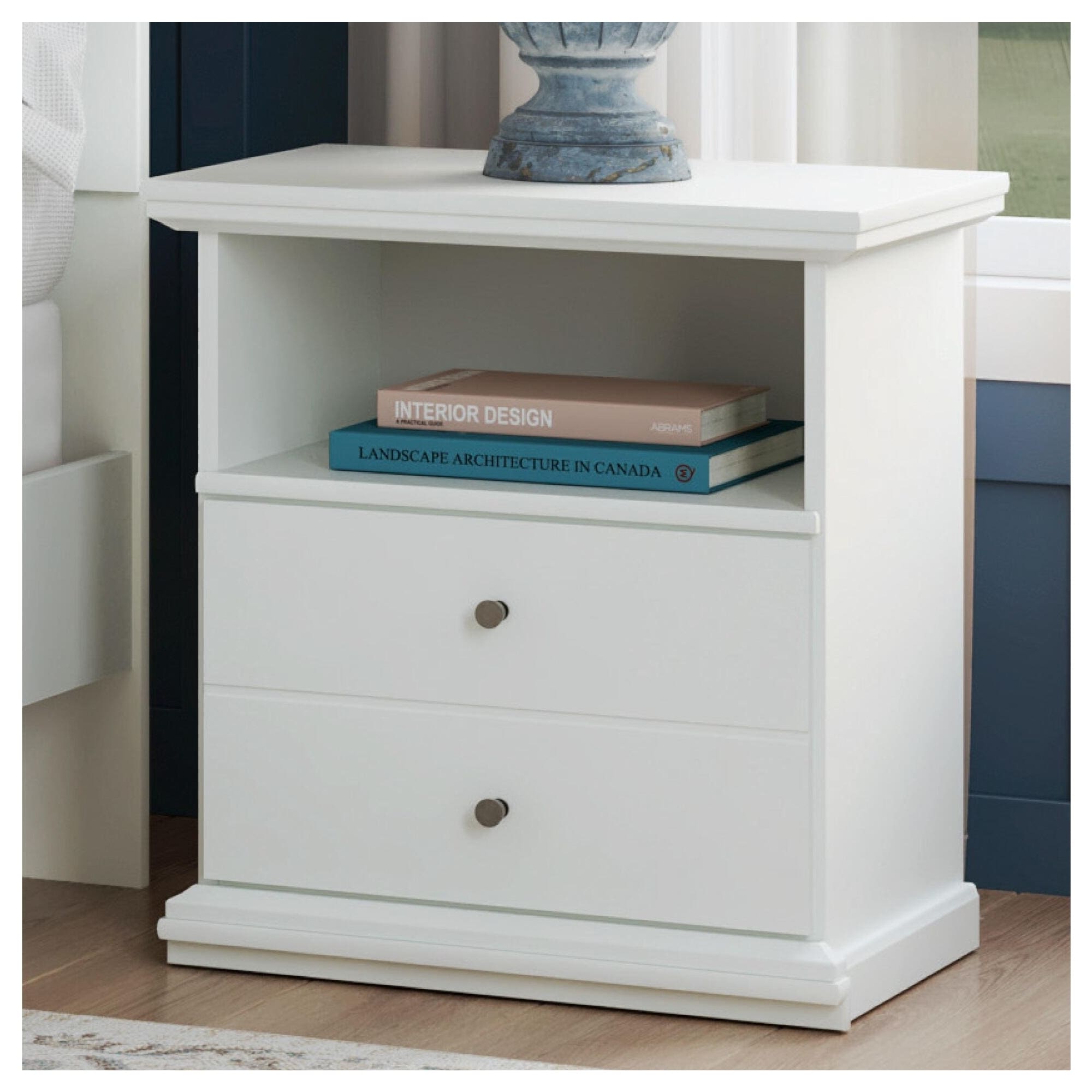 Signature Design By Ashley Bostwick 1 Drawer White Night Stand
