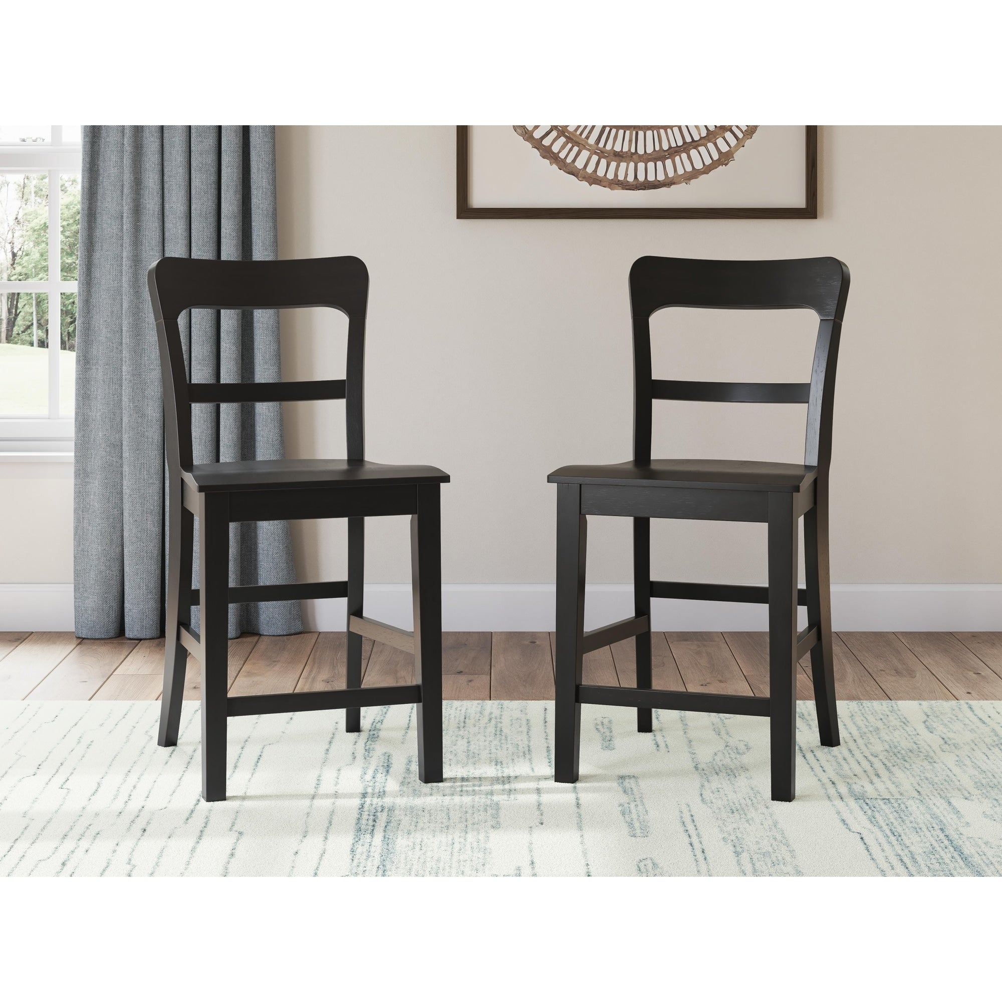 Signature Design By Ashley Chadworth Counter Height Bar Stool Set Of 2 19 W X 23 D X 39 H