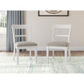 Signature Design By Ashley Chadworth Dining Chair Set Of 2 20 W X 23 D X 35 H