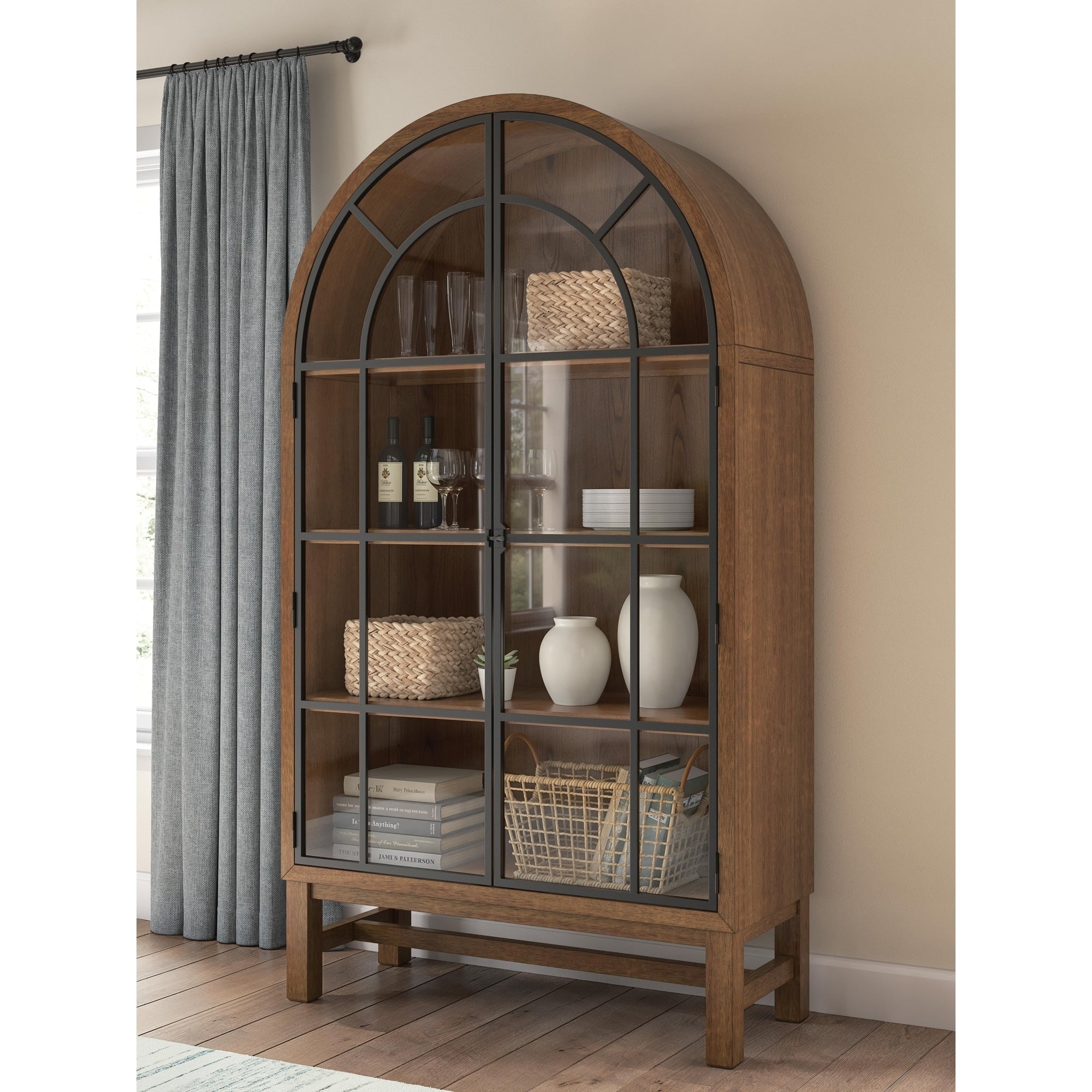 Signature Design By Ashley Chadworth Display Cabinet 44.63 W X 18 D X 80.25 H