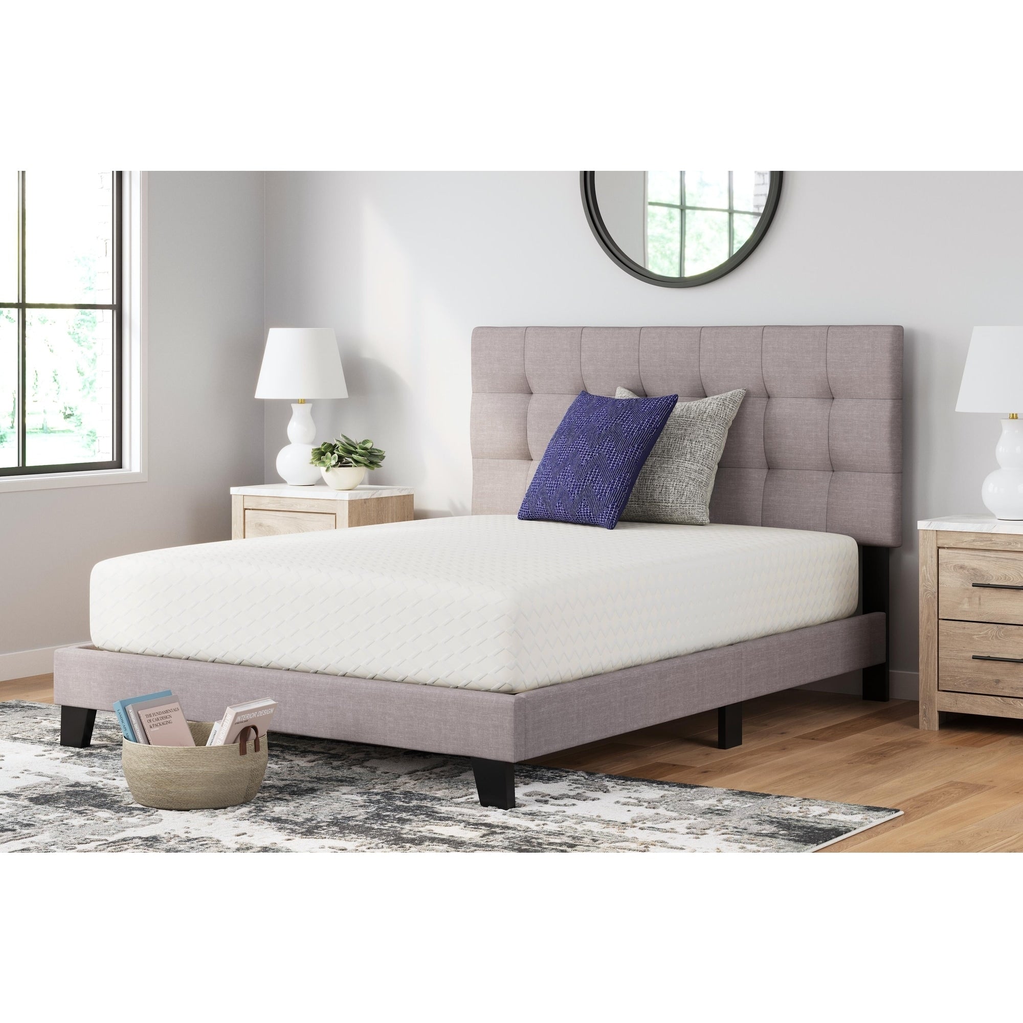 Signature Design By Ashley Chime 12 In King Memory Foam Bed In A Box