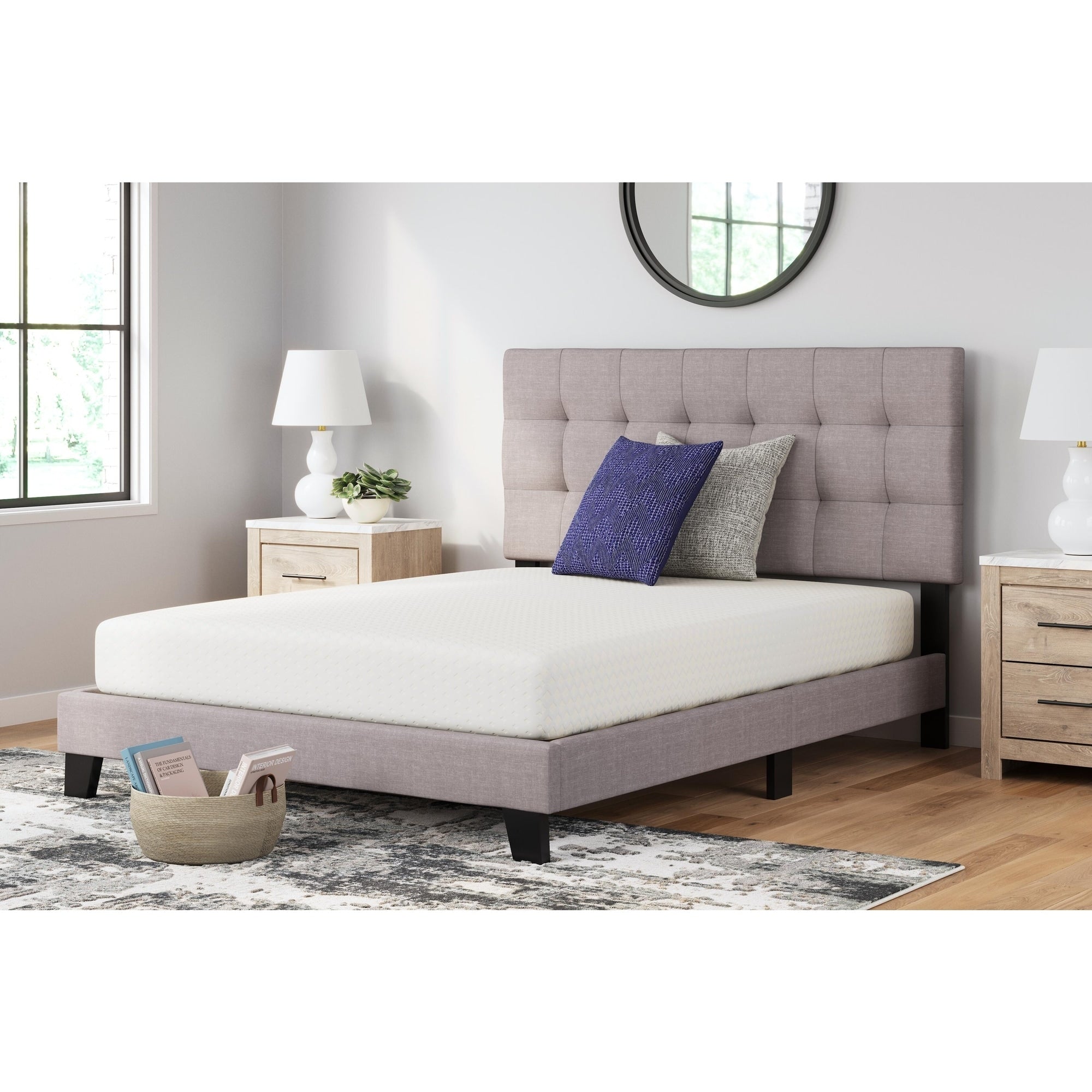 Signature Design By Ashley Chime 8 Inch Queen Size Memory Foam Mattress