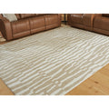 Signature Design By Ashley Corrbell Beige White Area Rug