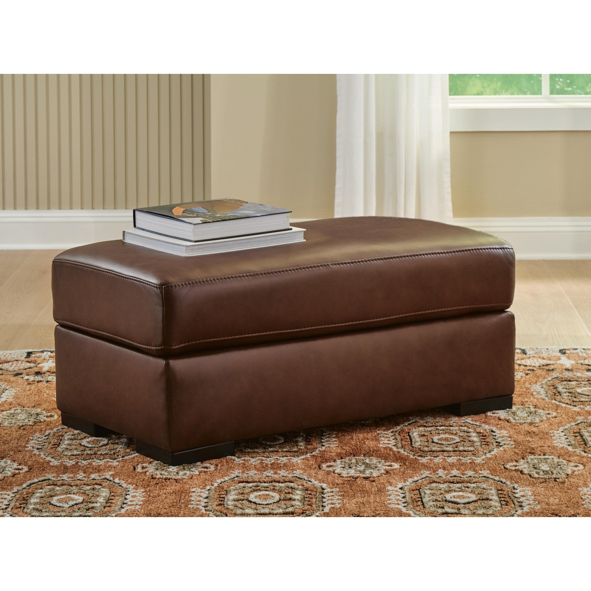 Signature Design By Ashley Creazzo Brown Ottoman