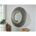 Signature Design By Ashley Dallmen Black Gold Accent Mirror 36 W X 3 D X 36 H