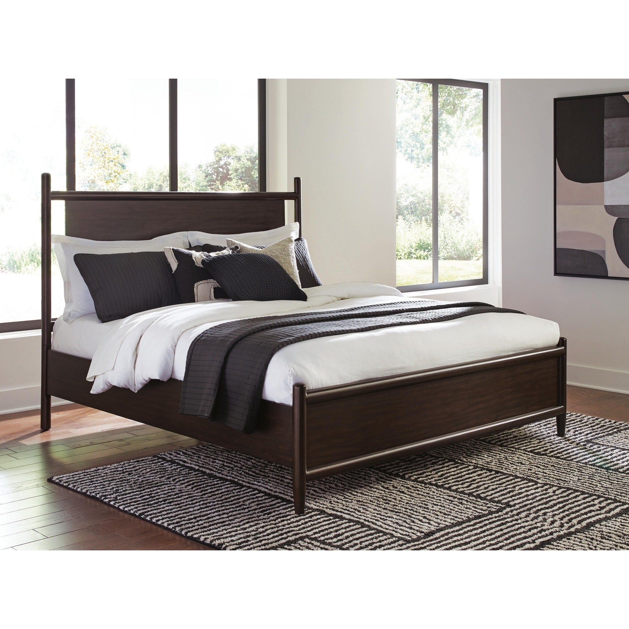 Signature Design By Ashley Dantenton Dark Brown Panel Bed