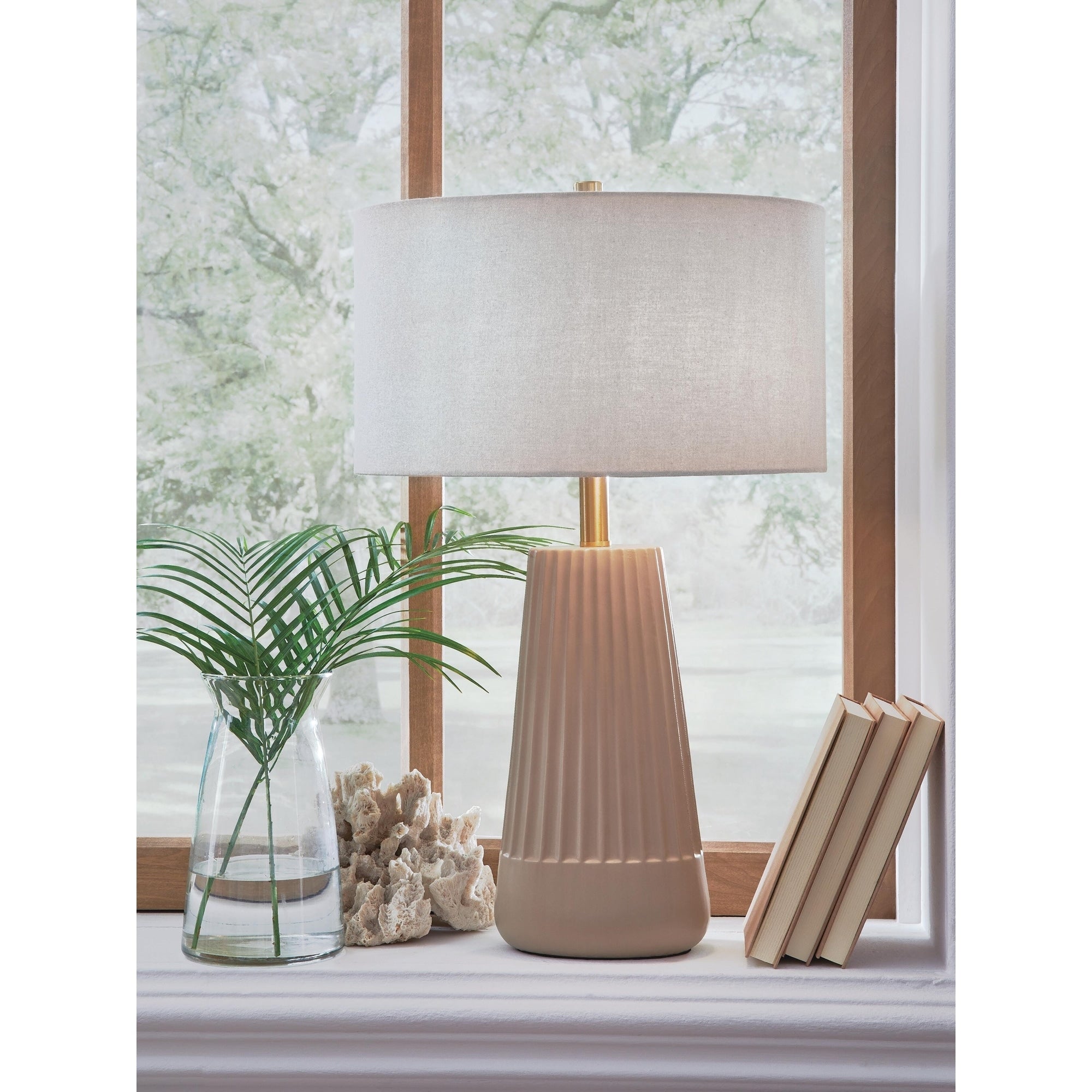 Signature Design By Ashley Dellner Brown Table Lamp 16 W X 16 D X 25 H