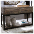 Carbon Loft Denisenko Casual Sofa Table Grayish Brown