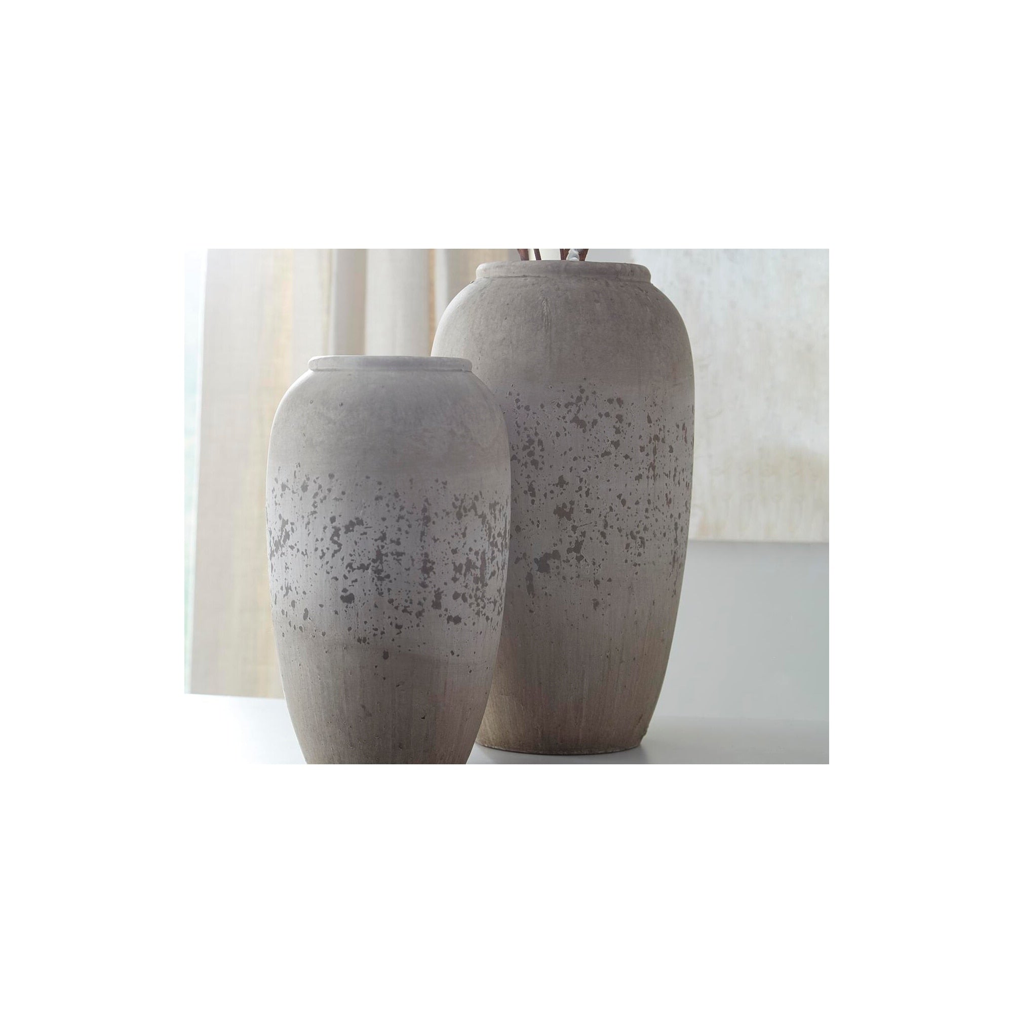 Signature Design By Ashley Dimitra Set Of 2 Vases
