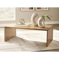 Signature Design By Ashley Ella Grove Rich Brown Coffee Table 54 W X 30 D X 17 H