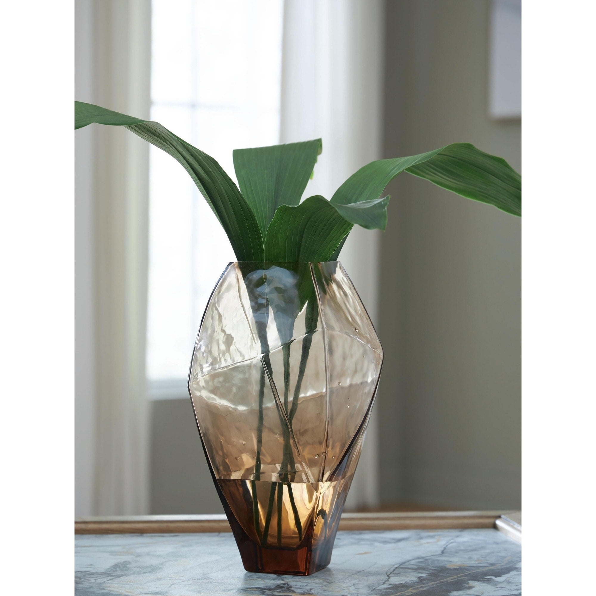 Signature Design By Ashley Ewart Brown Clear Vase