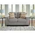 Signature Design By Ashley Fanciful Gray Loveseat 63 W X 40 D X 38 H