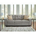 Signature Design By Ashley Fanciful Gray Sofa 88 W X 40 D X 38 H