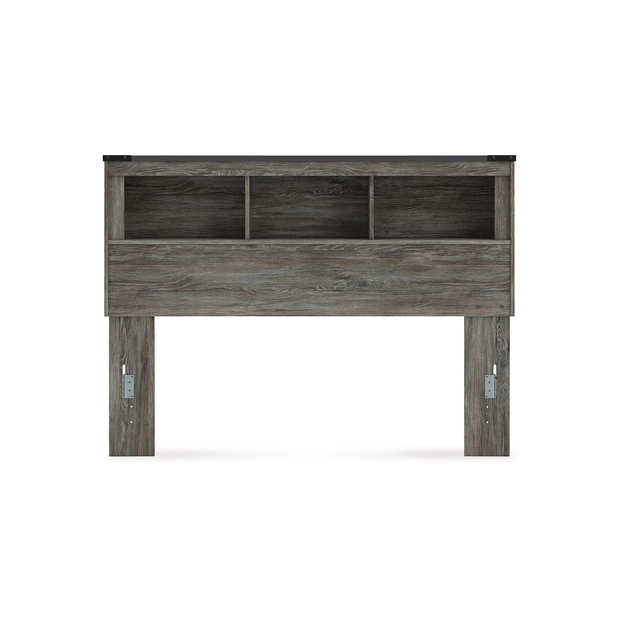 Signature Design By Ashley Frandern Gray Queen Bookcase Headboard
