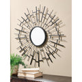Signature Design By Ashley Garrenworth Black Accent Mirror 32 W X 1 D X 32 H