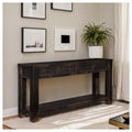 Signature Designs By Ashley Gavelston Black Sofa Table