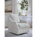 Signature Design By Ashley Gubbins Gray Swivel Accent Chair 32 W X 39 D X 39 H
