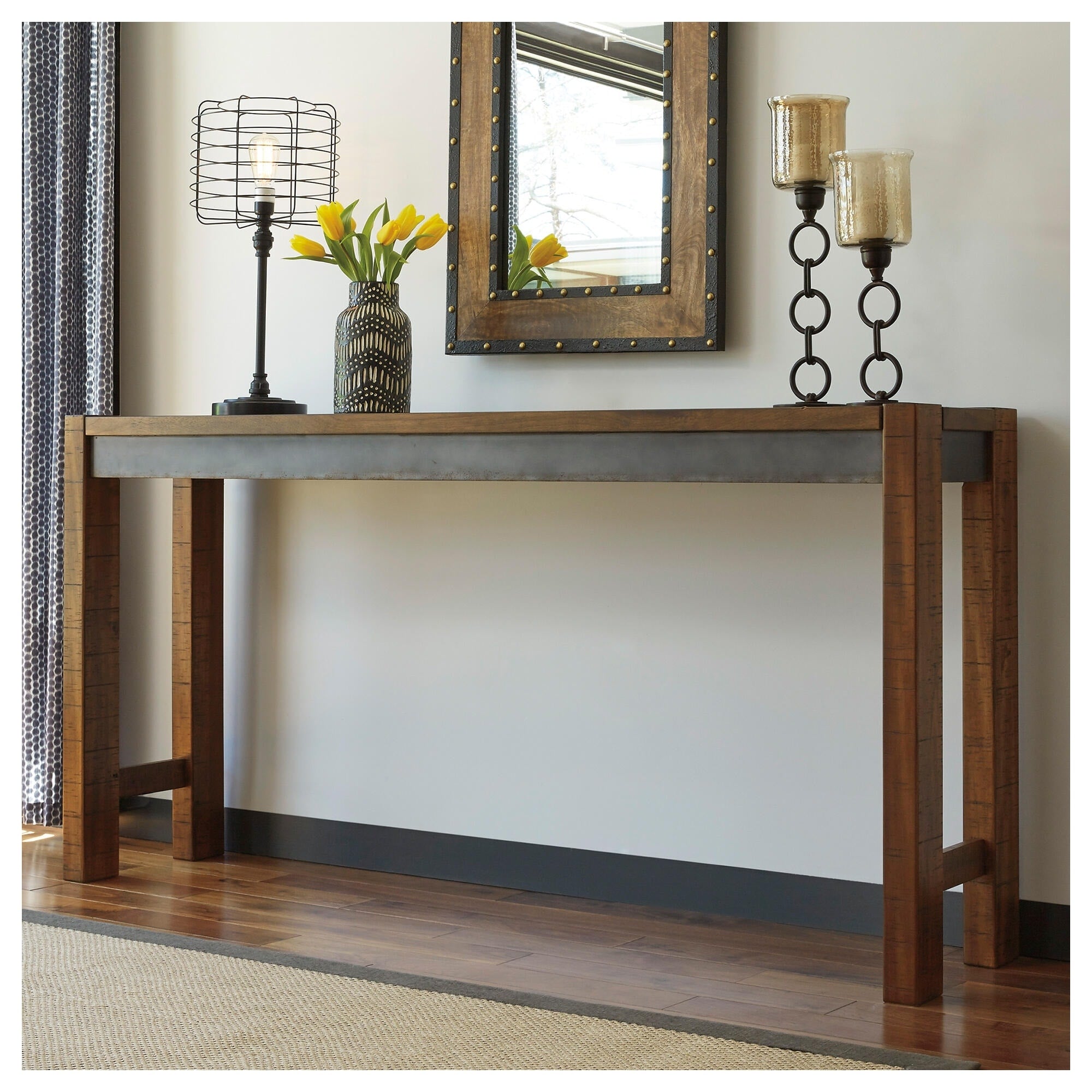 Carbon Loft Gunnar Brown Long Counter Table