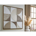 Signature Design By Ashley Harelman Beige White Wall Art