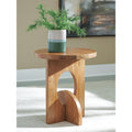 Signature Design By Ashley Hollbourne Brown Accent Table 19.75 W X 19.75 D X 23.38 H