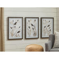Signature Design By Ashley Honslow Brown Black White Wall Art Set Of 3