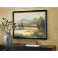 Signature Design By Ashley Ingor Green Yellow Gray Wall Art
