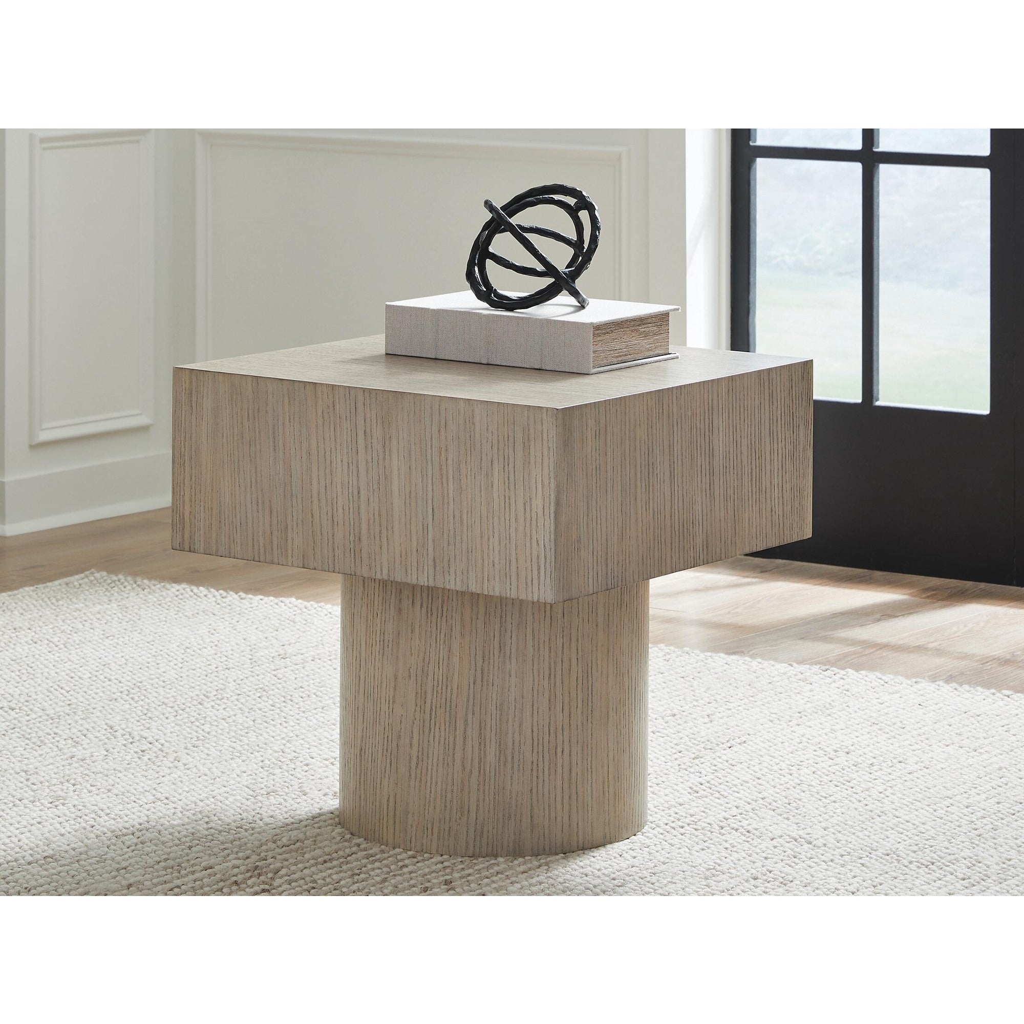 Signature Design By Ashley Jorielyn Brown End Table 24 W X 24 D X 24.13 H