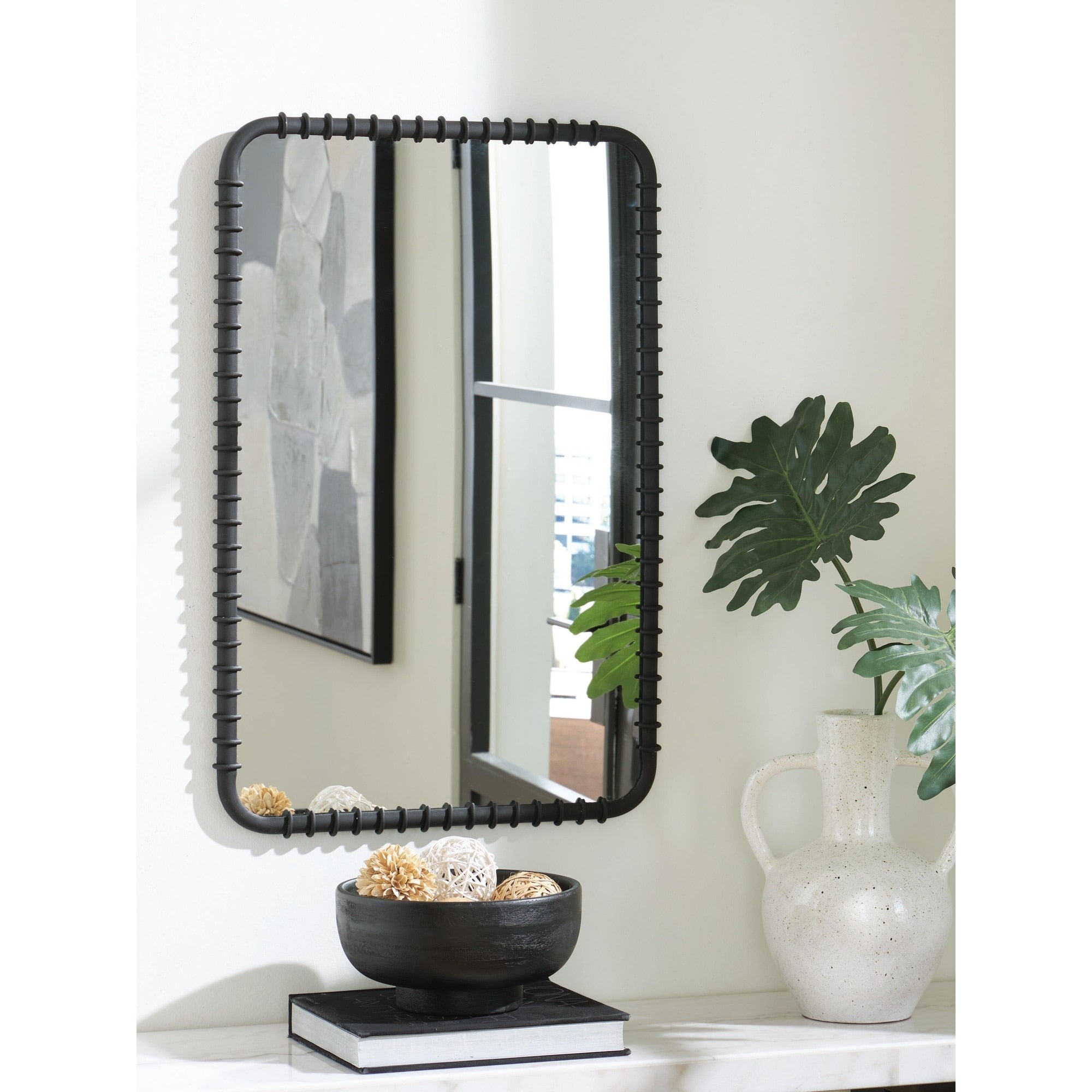 Signature Design By Ashley Judlow Black Accent Mirror 24 W X 1 D X 36 H