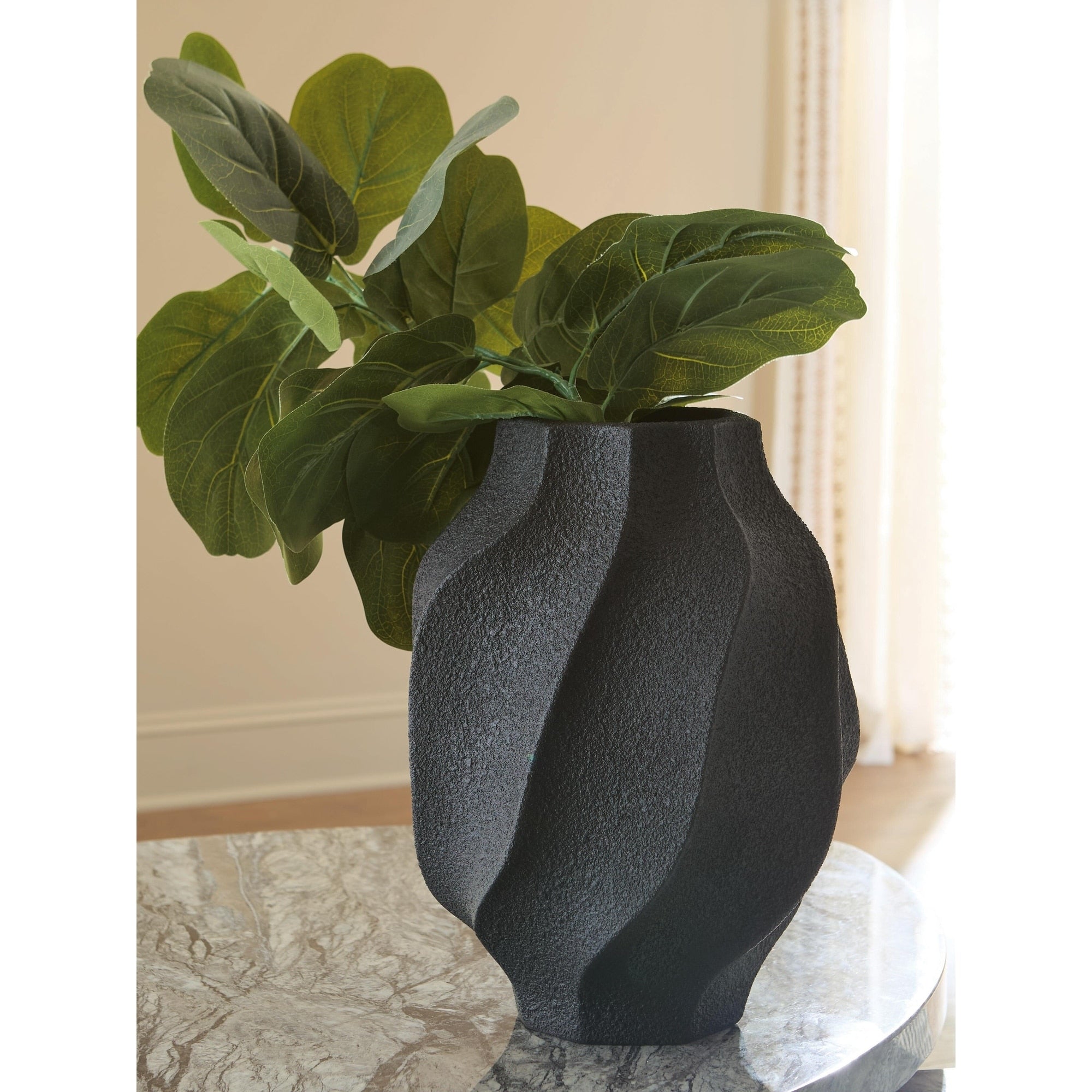 Signature Design By Ashley Judworth Black Vase
